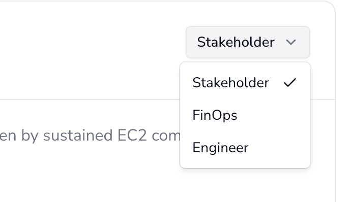 Dashboard report cards for stakeholder and technical audiences.